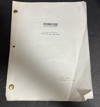 Homicide Life On The Street Episode 17 The Old And The Dead Script Scree... - $60.76