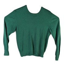 Mens Green Lana Woolle Rabbit Hair Sweater Sz 50 Benellon US Medium Swea... - $50.07