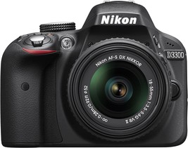 Nikon D3300 24.2 Mp Cmos Digital Slr With Auto Focus-S Dx Nikkor 18-55Mm... - $428.99