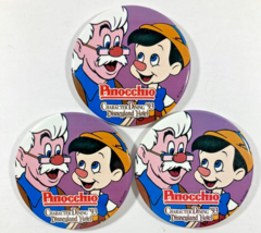 Lot of 3 Vintage DISNEYLAND HOTEL PINOCCHIO PINS 1993 Disney World Geppetto - £15.57 GBP