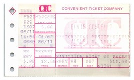 Elvis Costello Konzert Ticket Stumpf August 9 1982 Wiese Brook Festival Michigan - £41.88 GBP