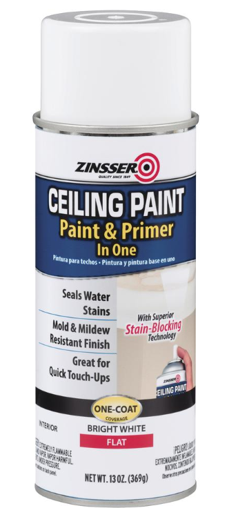 Zinsser® Interior Flat White Ceiling Paint &amp; Primer Spray - 13 oz. - $12.45