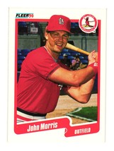 1990 Fleer #254b John Morris St. Louis Cardinals - £2.28 GBP