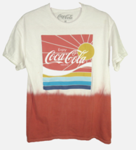 Coca-Cola Men&#39;s Size Medium Dip Dye Cotton T-Shirt - £7.79 GBP