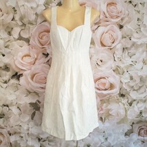 Max And Cleo White Dress Size 4 Small S New Fit &amp; Flare - £23.59 GBP