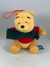 Winnie the Pooh with Scarf Plush Christmas Ornament by Disney 4" - $9.50