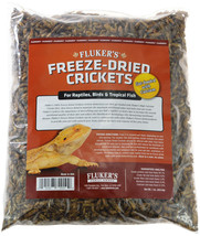 Flukers Freeze-Dried Crickets with High Calcium Gut Loading for Reptiles, Birds, - £9.28 GBP+