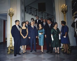 President John F. Kennedy and Jackie with Supreme Court Justices New 8x10 Photo - £6.92 GBP
