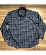 Nor’Wester Wear By Pendleton Shirt Mens XL Blue Plaid Wool Blend Button ... - $18.00