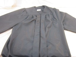 JOSTES BLACK COSPLAY HALLOWEEN GRADUATION GOWN JUDGE ANGEL COSTUME 5&#39;10-6&#39; - $31.09 CAD