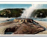 Punch Bowl Spring Yellowstone National Park Wyoming WY UNP WB Postcard Z2 - $2.96