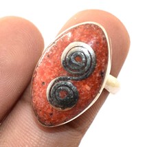 Red Coral Gemstone Handmade Ethnic Gifted Jewelry Nepali Ring Adjustable... - £4.08 GBP