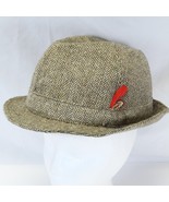 Blarney Wool Tweed Fedora Hat Handmade from Ireland Size 7 1/2  GREAT CO... - $1,154.66 MXN