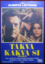 1978 COSI COME SEI Original Movie Poster Marcello Mastroianni Nastassja Kinski - £16.47 GBP