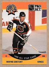 1990-91 Pro Set #340 Wayne Gretzky Los Angeles Kings - £1.66 GBP