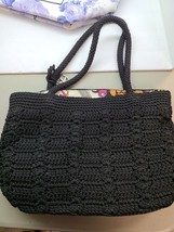 The Sak Classic Black Crochet Purse Bag - $11.50