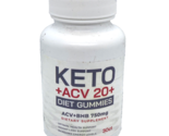 KETO + ACV 20+ Diet Gummies 30 Count NEW - £16.69 GBP