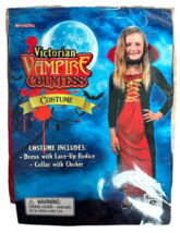 Costumes for Kids I Dress Up Victorian Vampire Costume I Size S 4Y-6Y - £15.81 GBP