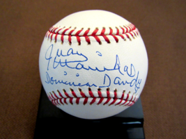 JUAN MARICHAL DOMINICAN DANDY SAN FRAN GIANTS HOF SIGNED AUTO OML BASEBA... - £151.99 GBP