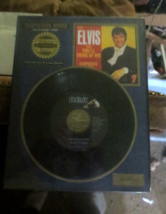 ELVIS PRESLEY Suspicious Minds 45 Framed Certified Platinum Record Sealed - £18.44 GBP