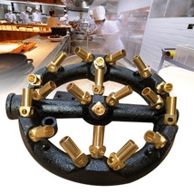 20 Head Jet Burners 20 Tips For Natural Gas Round Burner Cast Iron Brass 65 (Mm) - £49.02 GBP