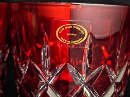 AJKA Arabella Double Old Fashion Red Glasses Set of 3 image 6