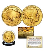 2022 24K Gold Plated $50 AMERICAN GOLD BUFFALO Indian Head TRIBUTE Coin - £9.69 GBP