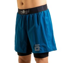 Ghost 7&quot; Premium Lined Grappling Shorts - Ultramine BLUE Nogi Industries BJJ MMA - £54.68 GBP