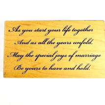 Vintage Great Impressions As You Start Your Life Together  Wedding Stamp... - £15.68 GBP