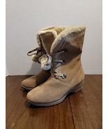 Women&#39;s Brilliant &quot;Betty&quot; Brown Suede &amp; Faux Fur Winter Boots Sz 7W - £25.63 GBP