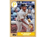 2022 Topps 1987 #T87-27 Ke&#39;Bryan Hayes Pittsburgh Pirates ⚾ - $0.89