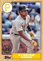 2022 Topps 1987 #T87-27 Ke'Bryan Hayes Pittsburgh Pirates ⚾ - £0.75 GBP