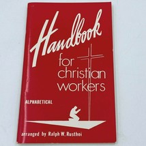 Handbook for Christian Workers Ralph W Rusthoi 1957 Mini Booklet Evangelism BK3 - £10.97 GBP