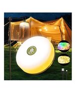 Waterproof 29.5 Ft Camping String Lights - RGB &amp; Warm White, USB Recharg... - $34.58 CAD