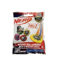 NERF Mystery Disc Launcher Pack with 2 Mystery Discs in each Pack, Ages 5+ - £3.18 GBP