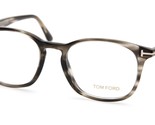 NEW TOM FORD TF5505 005 Grey Eyeglasses Frame 52-19-145mm B42mm Italy - $142.09