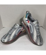 Nike Air Max 720 GS Geology AQ3196-010 Grey Red Teal Youth Size 6.5Y Wom... - £43.25 GBP