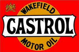 Castrol-Wakefield Motor Oil Metal Sign - £23.49 GBP
