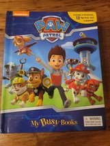 PAW PATROL My Busy Book - Story 10 Figurines and Playmat -Pre owned - £13.49 GBP