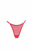 L&#39;agent By Agent Provocateur Womens Thongs Lace Printed Red S - £30.73 GBP