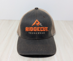 Ridgecut Toughwear Brown orange Hat Cap adjustable snapback baseball tru... - $19.79