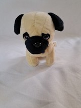 Walmart My Life As Puppy Dog Tan Black 6&quot; Plush Stuffed Animal Toy Pug - £4.13 GBP