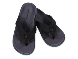 Spenco Victoria Women&#39;s Orthotic Flip Flop Black 7.5 - $38.34