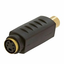 2 Pack RCA Female Composite Video to S-Video (VHS) Female Adapter Connector - £6.19 GBP