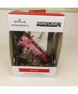 New Hallmark Minecraft Axolotl Christmas Tree Ornament 2023 - £7.47 GBP