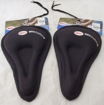 2 X Bell Bike Seat Cover Gel Fusion + Bicycle Exercise Cushion Draw String Black - £7.91 GBP