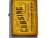 Vintage Poster D229 Windproof Dual Flame Torch Lighter Cursing Prohibited - £13.19 GBP
