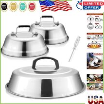 Versatile Cheese Melting Dome Set - 12-Inch &amp; 9-Inch for Indoor/Outdoor ... - $701.41 MXN