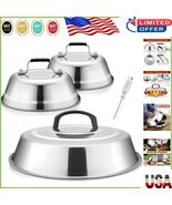 Versatile Cheese Melting Dome Set - 12-Inch &amp; 9-Inch for Indoor/Outdoor ... - $53.14 CAD