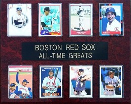 Frames, Plaques and More Boston Red Sox All-Time Greats 8-Card 12x15 Red-Marblei - £27.49 GBP